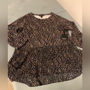 NWT 🏷️ Simply Vera 3/4 Sleeve Peplum Top